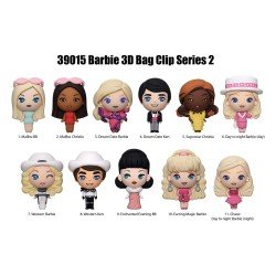 Barbie 3D Foam Bag Clips Series 2 Display (24) | 0077764390159