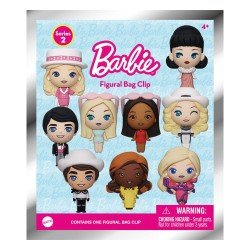 Barbie 3D Foam Bag Clips Series 2 Display (24) | 0077764390159