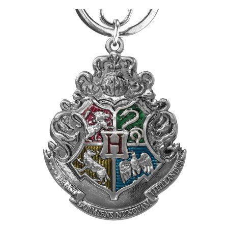 Harry Potter Pewter-Keychain Hogwart Crest | 0077764480041