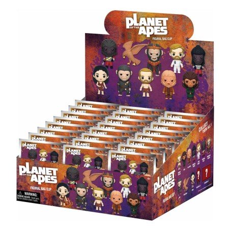 Planet of the Apes 3D Foam Bag Clips Series 1 Display (24) | 0077764859908