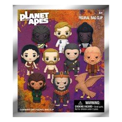 Planet of the Apes 3D Foam Bag Clips Series 1 Display (24) | 0077764859908