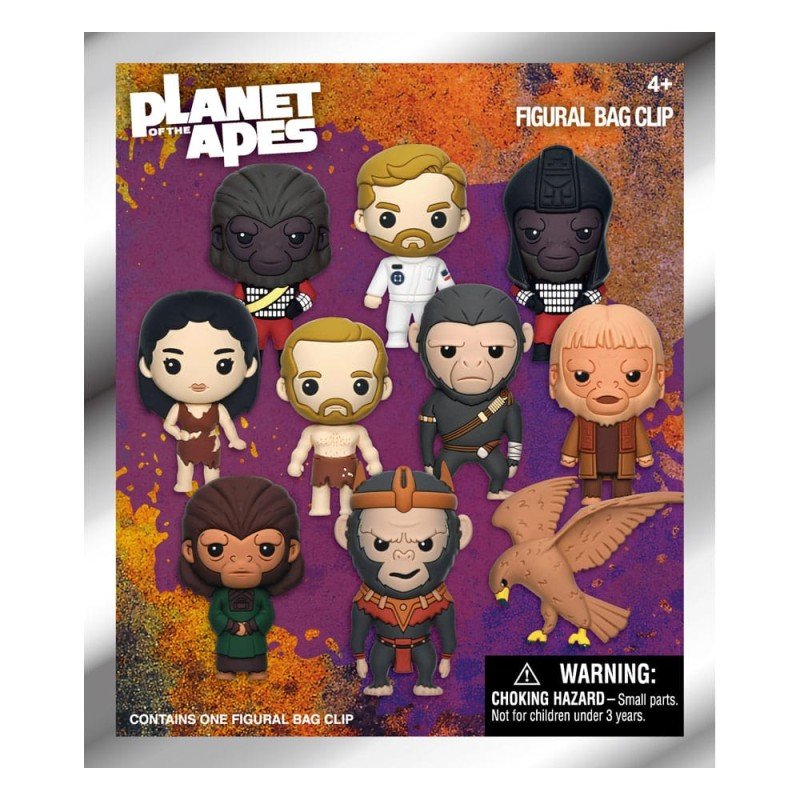Planet of the Apes 3D Foam Bag Clips Series 1 Display (24) | 0077764859908