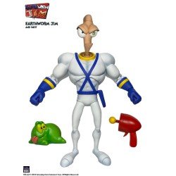 Earthworm Jim Action Figure Wave 1: Earthworm Jim & Snot 15 cm