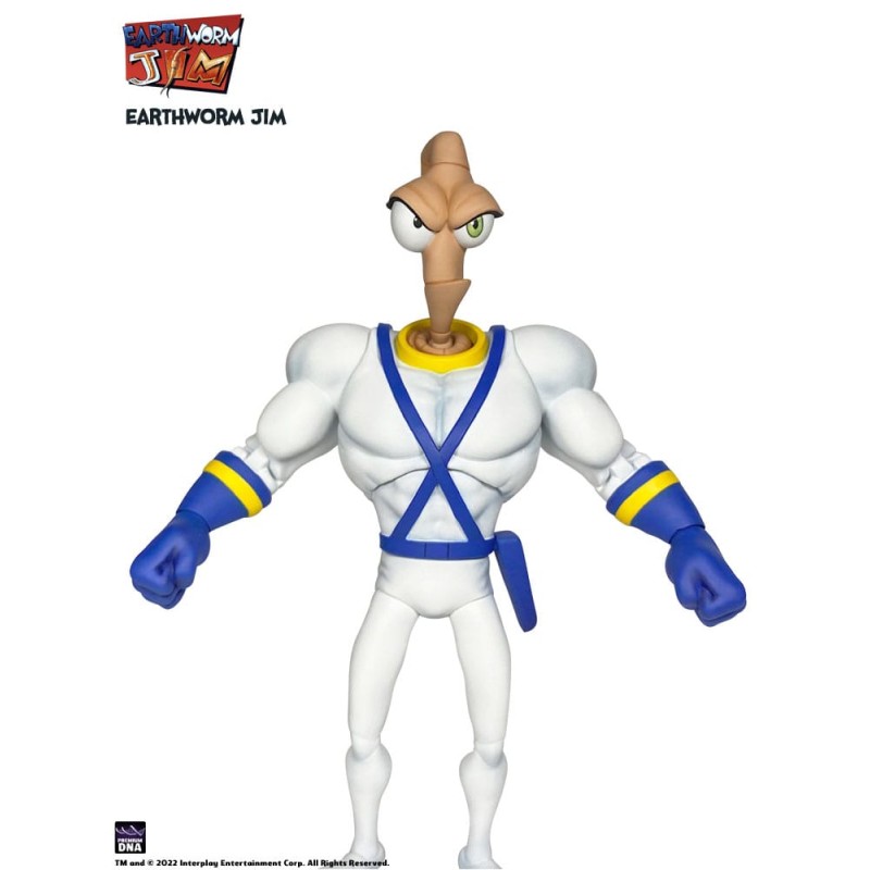 Earthworm Jim Action Figure Wave 1: Earthworm Jim & Snot 15 cm | 0653461762392