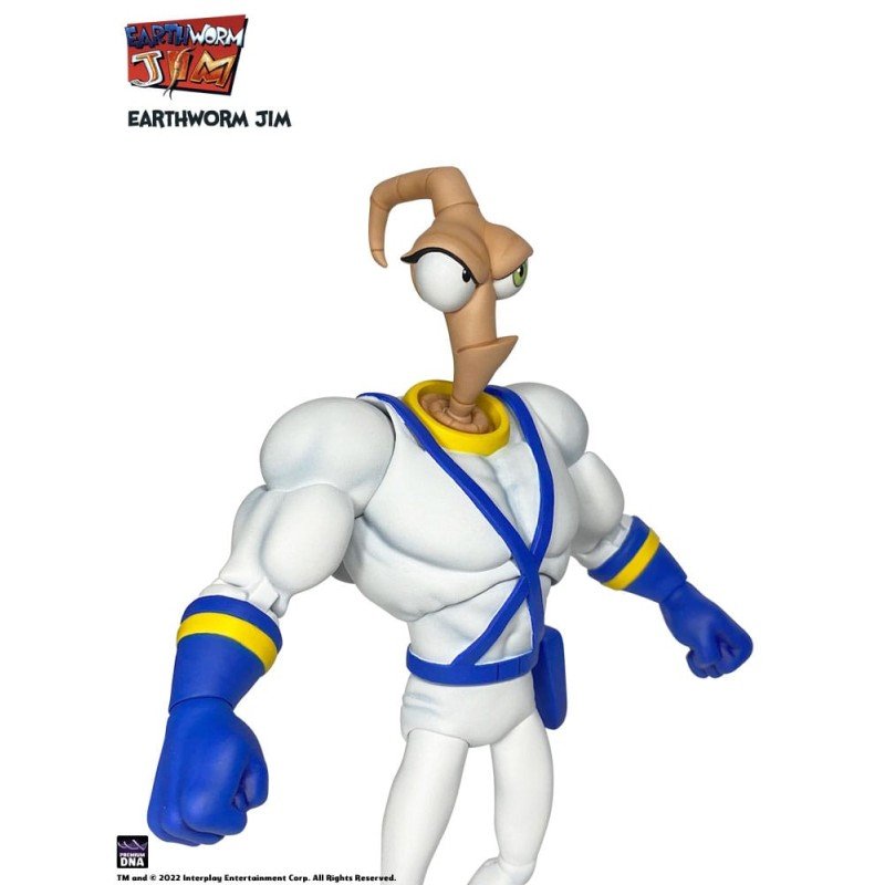 Earthworm Jim Action Figure Wave 1: Earthworm Jim & Snot 15 cm | 0653461762392