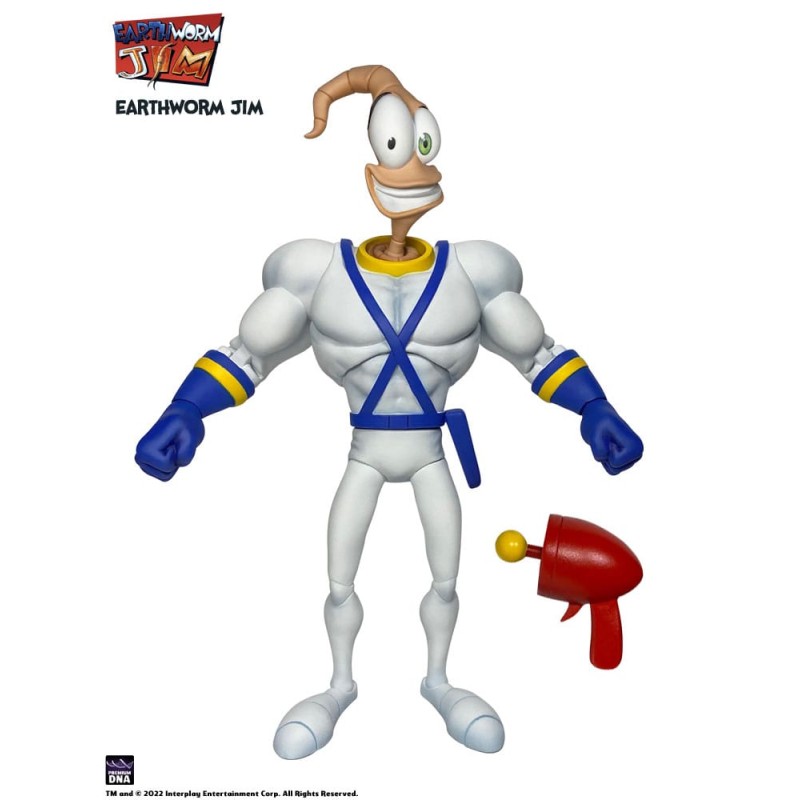 Earthworm Jim Action Figure Wave 1: Earthworm Jim & Snot 15 cm | 0653461762392