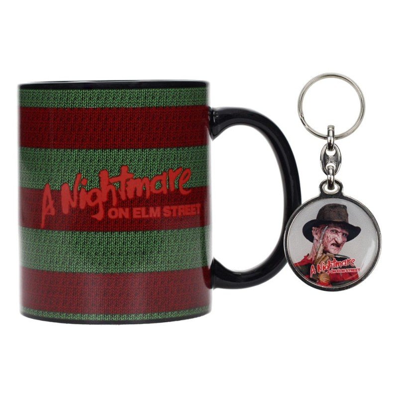 A Nightmare on Elm Street Gift Set Mug & Keyring A Nightmare on Elm Street | 8435450269264