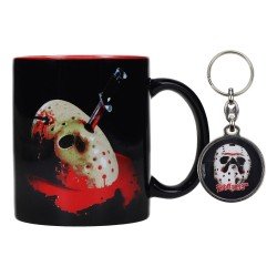 Friday the 13th Gift Set Mug & Keyring Jason's Mask | 8435450269271
