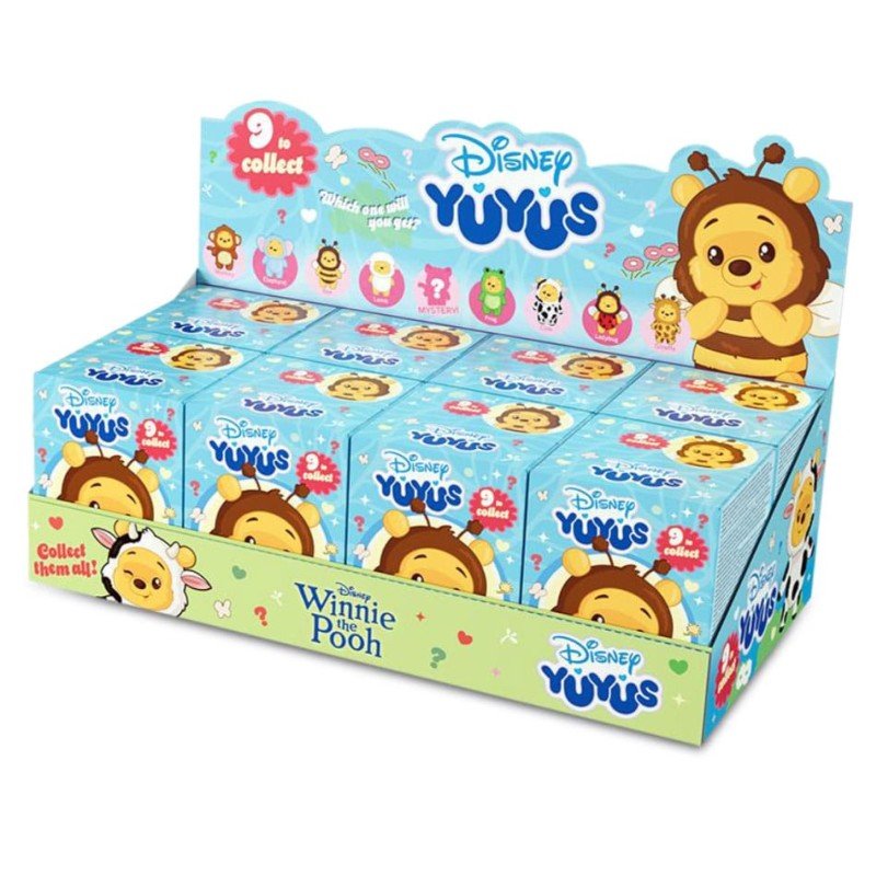 Disney YuYus Plush Key rings Winnie the Pooh 12 cm Blindbox Display (8) | 5400868040074