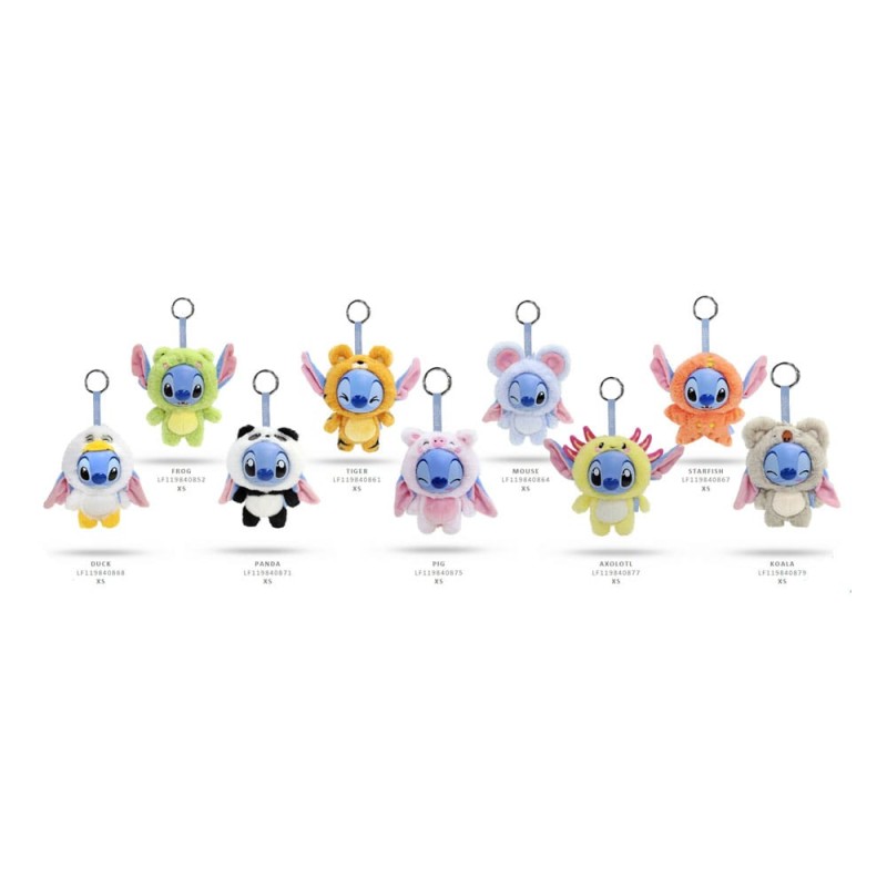 Disney YuYus Plush Key rings Stitch 12 cm Blindbox Display (8) | 5400868040067