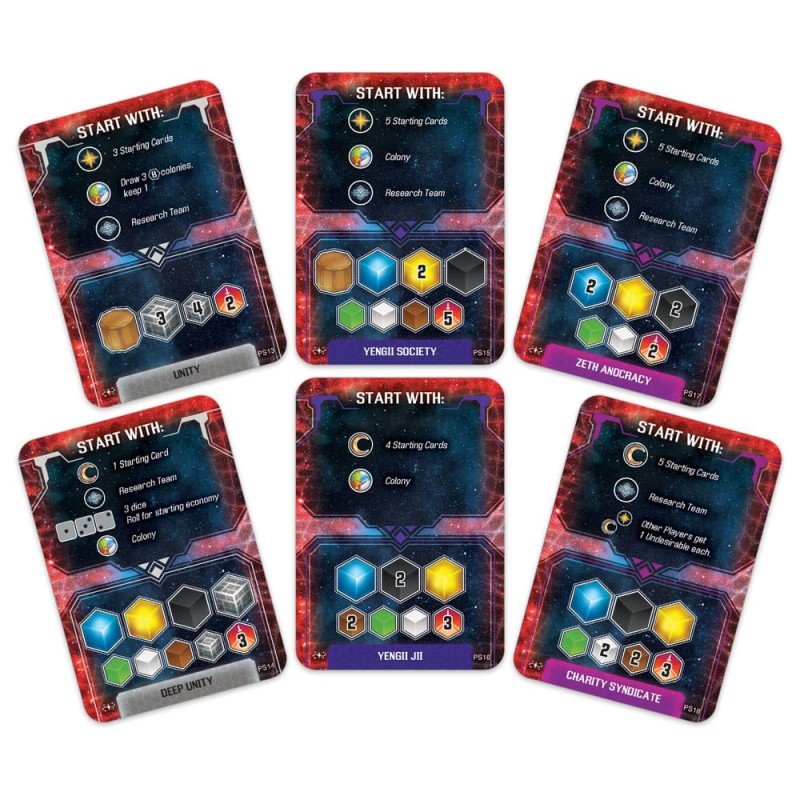 Siderische Confluence Expansion Game Proliferation Kaartspel *NEDERLANDS* | 0634482876527