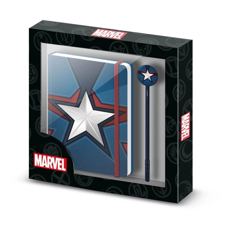 Marvel Diary Gift Box Captain America | 8445118075670