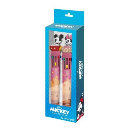 Mickey & Minnie Multicoloured ball pens 2-Pack | 8445118086492