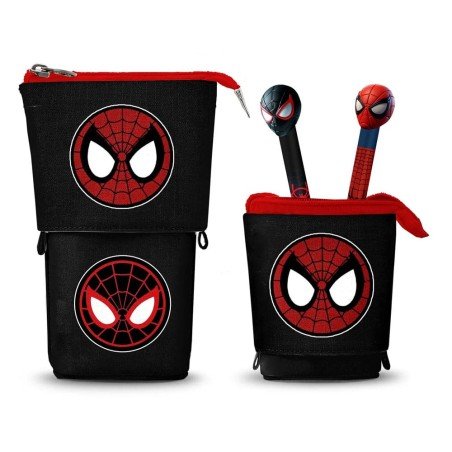 Spider-Man Pop Up Pencil Case with 2 Erasable Gel Pens | 8445118088236