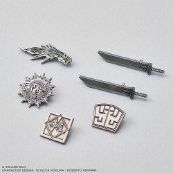 Final Fantasy VII Rebirth présentoir boîte-mystère mini pin's en métal (6)