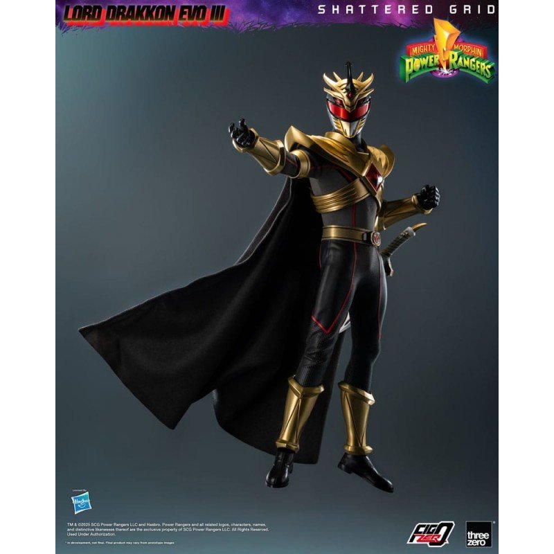 Mighty Morphin Power Rangers Shattered Grid FigZero Action Figure 1/6 Lord Drakkon Evo III 30 cm | 4895250819894