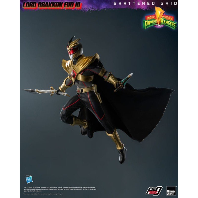 Mighty Morphin Power Rangers Shattered Grid FigZero Action Figure 1/6 Lord Drakkon Evo III 30 cm | 4895250819894