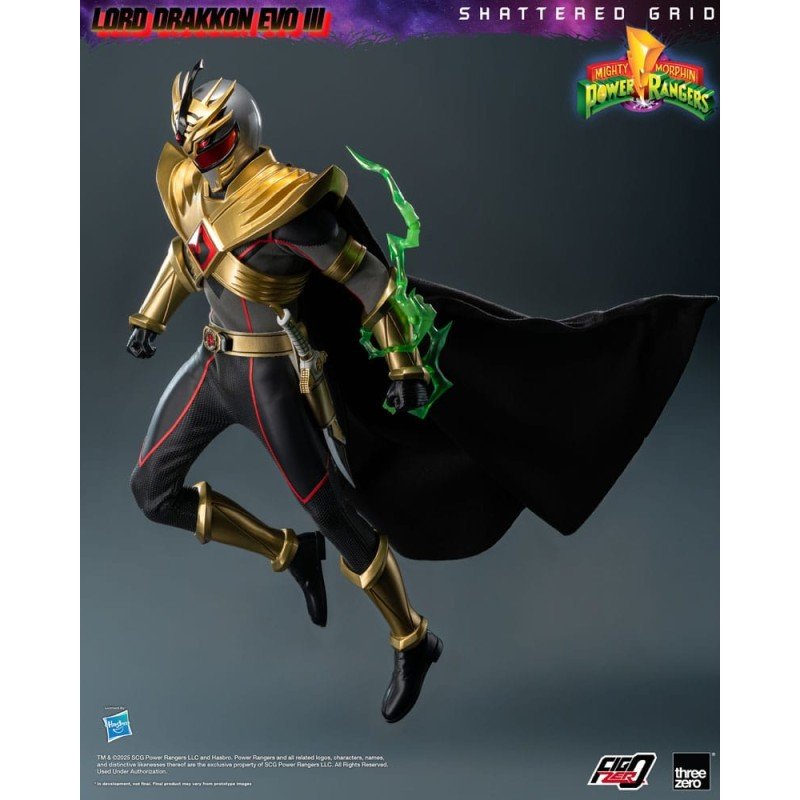 Mighty Morphin Power Rangers Shattered Grid FigZero Action Figure 1/6 Lord Drakkon Evo III 30 cm | 4895250819894