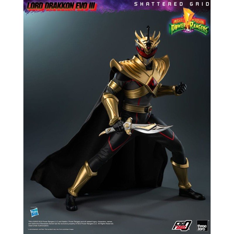 Mighty Morphin Power Rangers Shattered Grid FigZero Action Figure 1/6 Lord Drakkon Evo III 30 cm | 4895250819894