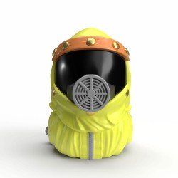 Retour vers le Futur Tubbz figurine Mini PVC Marty Radiation Suit 5 cm