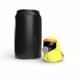 Retour vers le Futur Tubbz figurine Mini PVC Marty Radiation Suit 5 cm | 5056280463269
