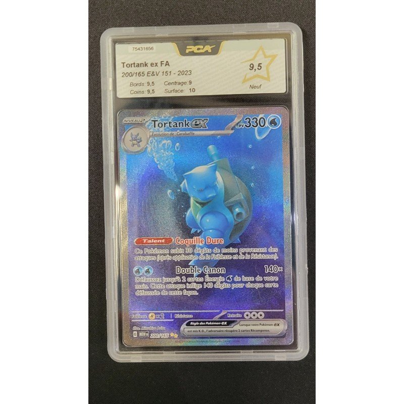 PCA - Pokémon TCG - Tortank EX FA n°200/165 - E&V Ecarlate et violet - 2023 | 53062316