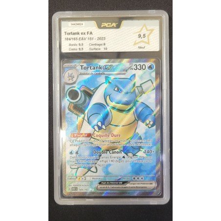 PCA - Pokémon TCG - Tortank EX FA n°184/165 - E&V 151 - 2023 | 53062316