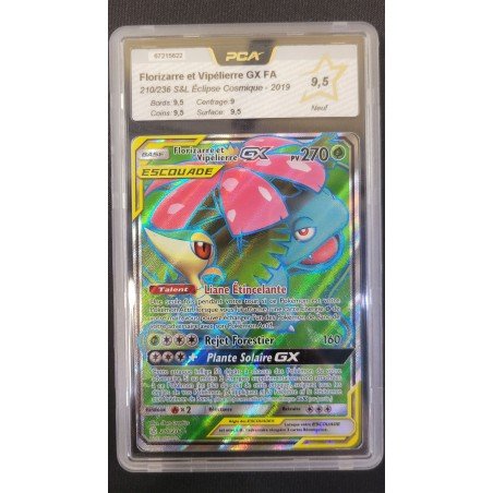 PCA - Pokémon TCG - Florizarre et Vipélierre GX FA n°210/236 - S&L Éclipse Cosmique - 2019 | 53062316