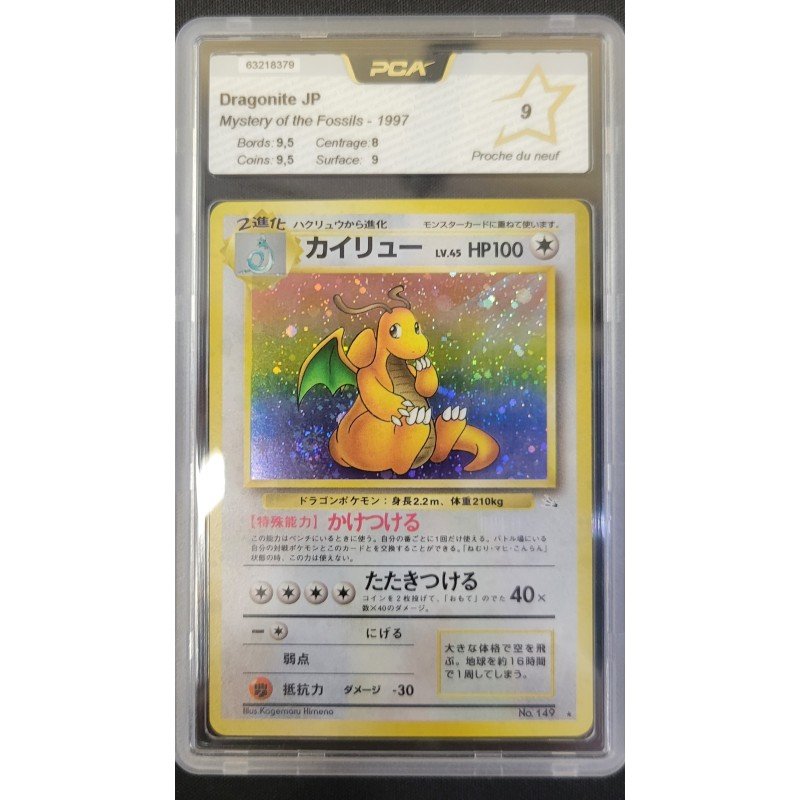PCA - Pokémon TCG - Dragonite JP n°149 - Mystery of the Fossils - 1997 | 53062316