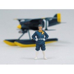 Porco Rosso Maquette avec figura 1/48 Curtiss R3C-0 Hydravion & Curtis
