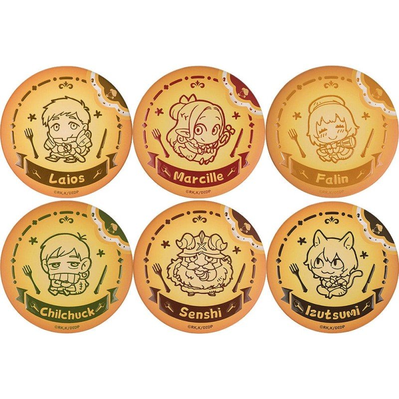Delicious in Dungeon assortiment badges 6 cm (6) | 4571697180192