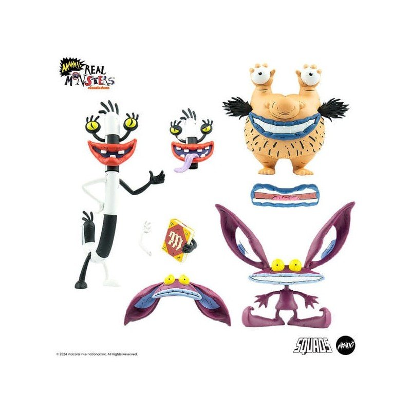 Drôles de monstres pack 3 figurines PVC Ickis, Oblina & Krumm | 0810140241719