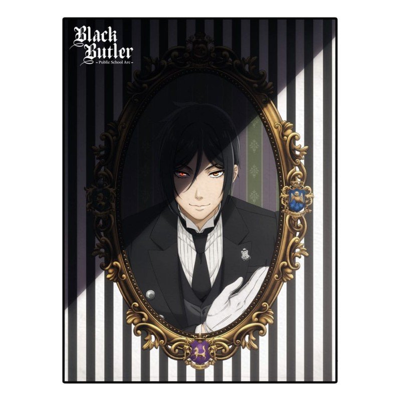 Black Butler: Public School Arc blanket Sebastian 120 x 160 cm | 8721126701931