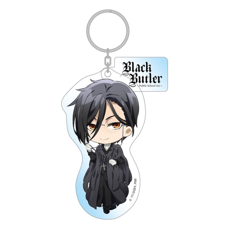 Black Butler: Public School Arc Acrylic Keychain Sebastian 8 cm | 8721126702617