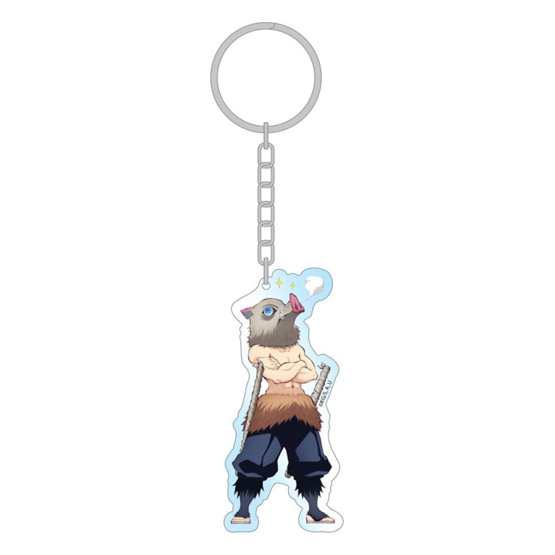 Demon Slayer: Kimetsu no Yaiba Acrylic Keychain Inosuke Holographic 8 cm | 8721126703003
