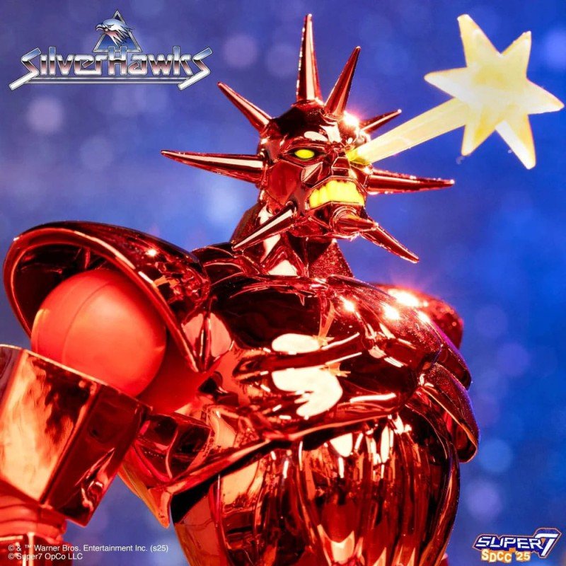 SilverHawks Ultimates Mon*Star Metallic Vac Metalen Figuur 18 cm | 0840418813836
