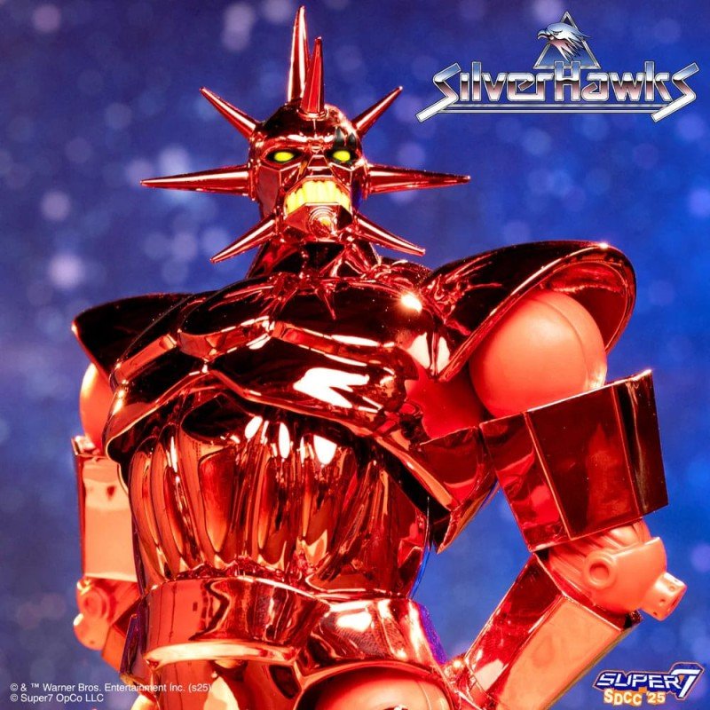 SilverHawks Ultimates Mon*Star Metallic Vac Metalen Figuur 18 cm | 0840418813836