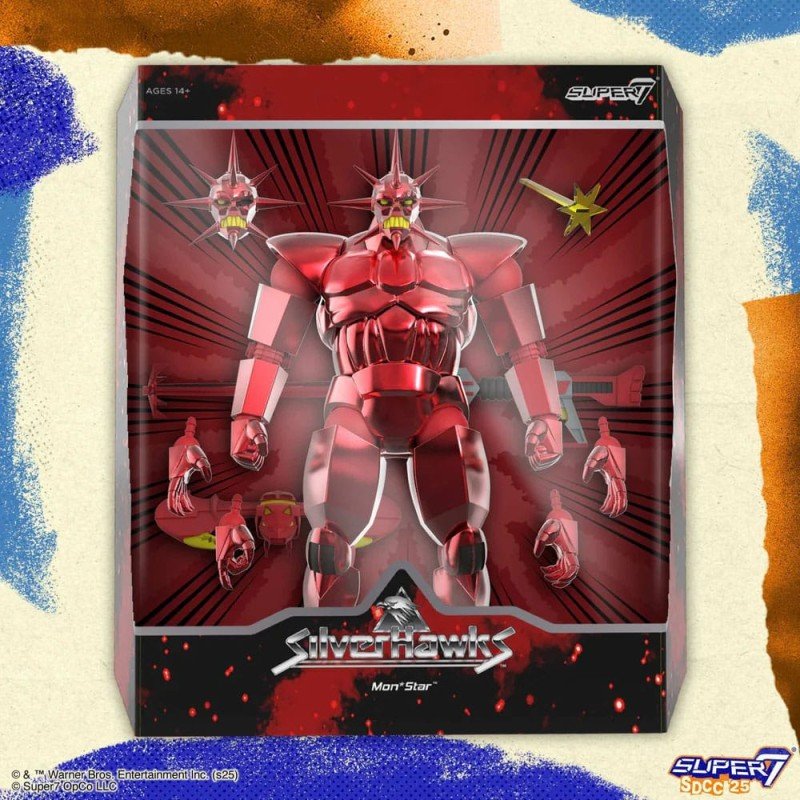 SilverHawks Ultimates Mon*Star Metallic Vac Metalen Figuur 18 cm | 0840418813836