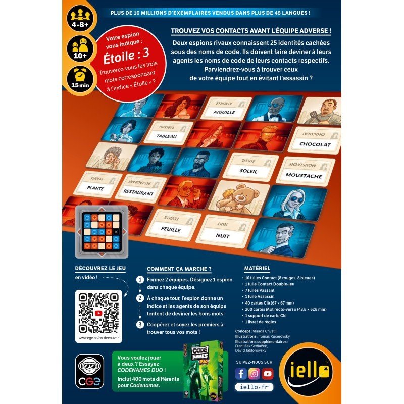 Codenames - Nouvelle Édition | 3701551704863