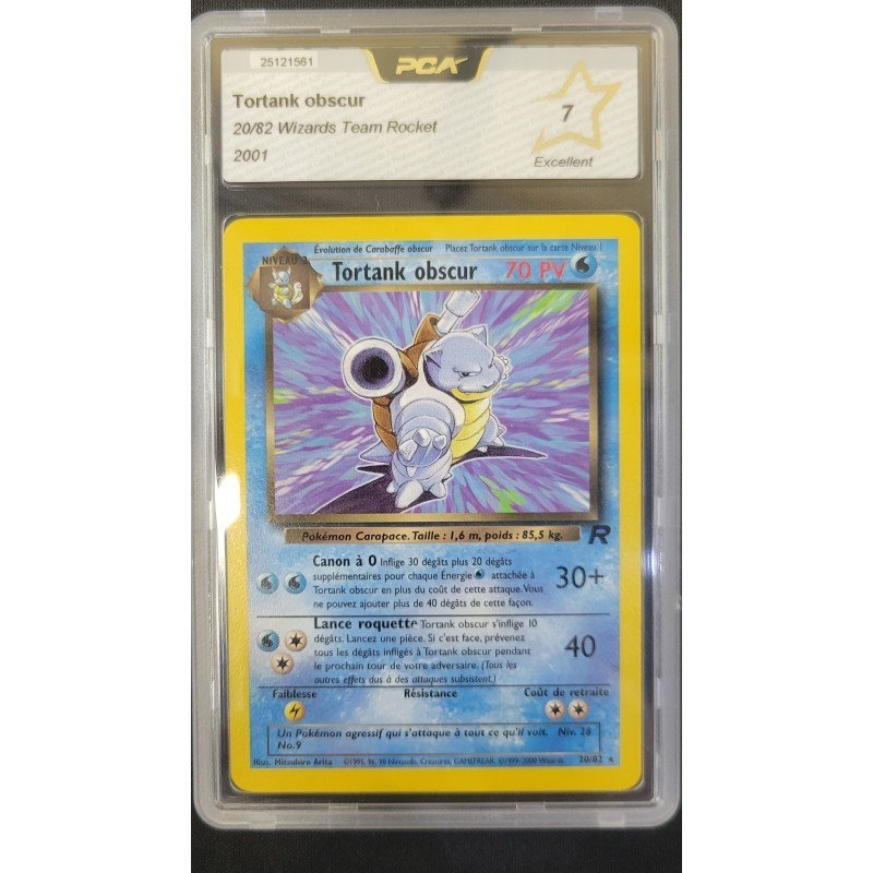 PCA - Pokémon TCG - Tortank Obscur n°20/82 - Wizards Team Rocket - 2001 | 53062316