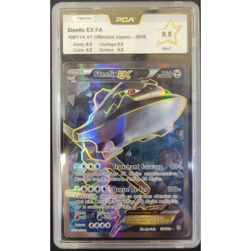 PCA - Pokémon TCG - Steelix EX FA n°108/114 - XY Offensive Vapeur - 2016 | 53062316