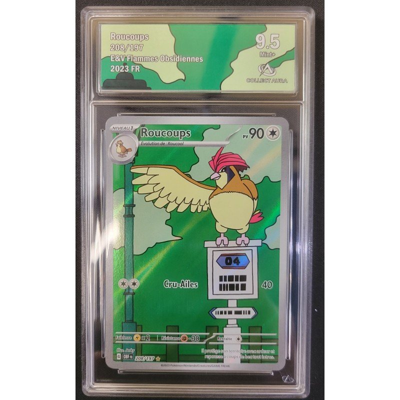 COLLECT AURA - Pokémon TCG - Roucoups n°208/197 - E&V Flammes Obsidiennes - 2023 FR | 53062316