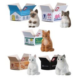 Machiboke Cats Gashapon Blind Packs Mini Figures 4 cm Display (20)