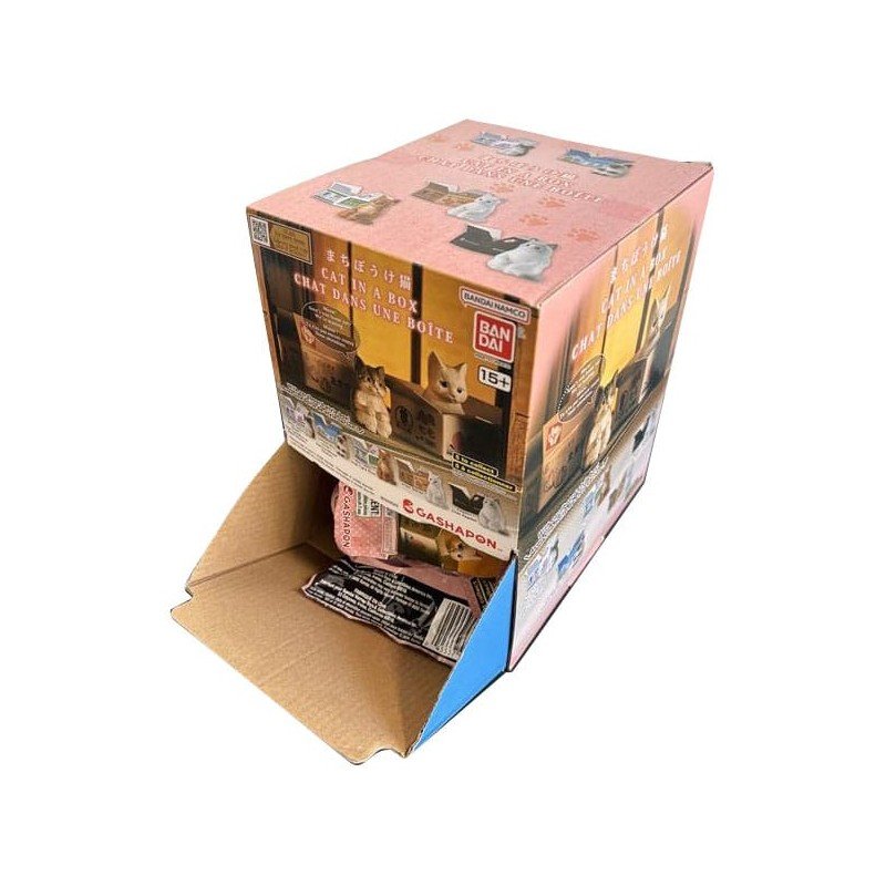 Machiboke Cats Gashapon Blind Packs Mini Figures 4 cm Display (20) | 3701405833404