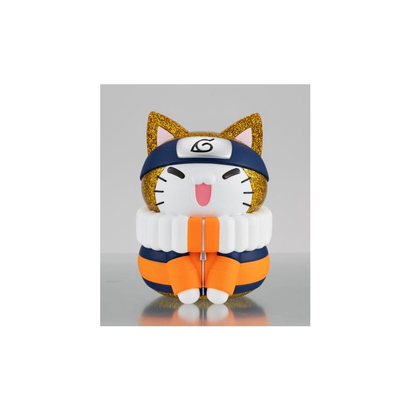 Naruto Shippuden Mega Cat Project Nyanto! Giant Nyaruto Series Trading Figure Naruto Uzumaki Gold Ver. 10 cm | 4535123839528