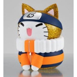 Naruto Shippuden Mega Cat Project Nyanto! Giant Nyaruto Series Trading Figure Naruto Uzumaki Gold Ver. 10 cm | 4535123839528