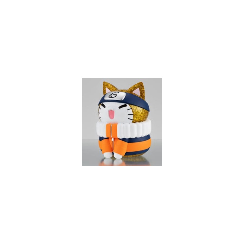 Naruto Shippuden Mega Cat Project Nyanto! Giant Nyaruto Series Trading Figure Naruto Uzumaki Gold Ver. 10 cm | 4535123839528