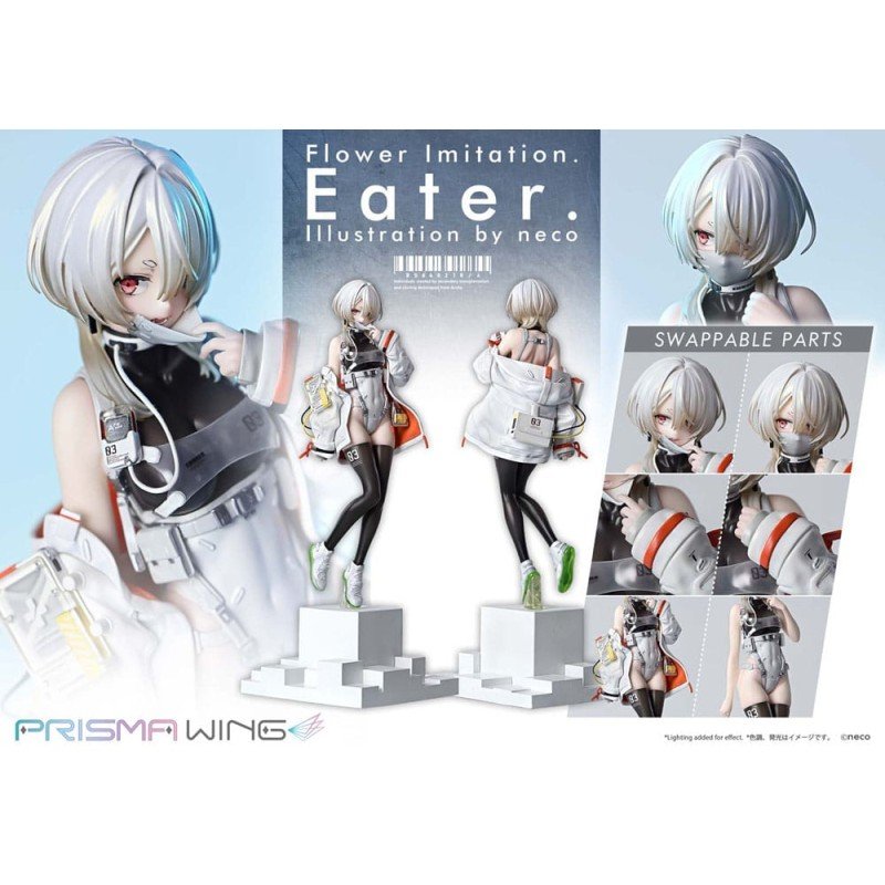 Flower Imitation Prisma Wing PVC Statue 1/7 Eater Illustration by neco 32 cm