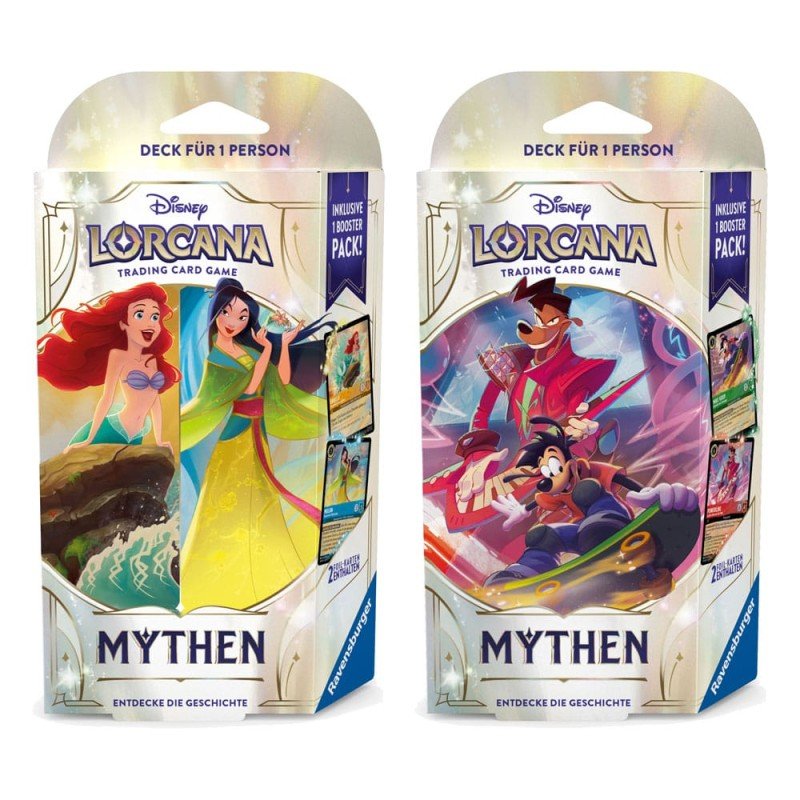 Disney Lorcana TCG Mythen Starter Decks Display (8) *German Edition* | 4050368986337