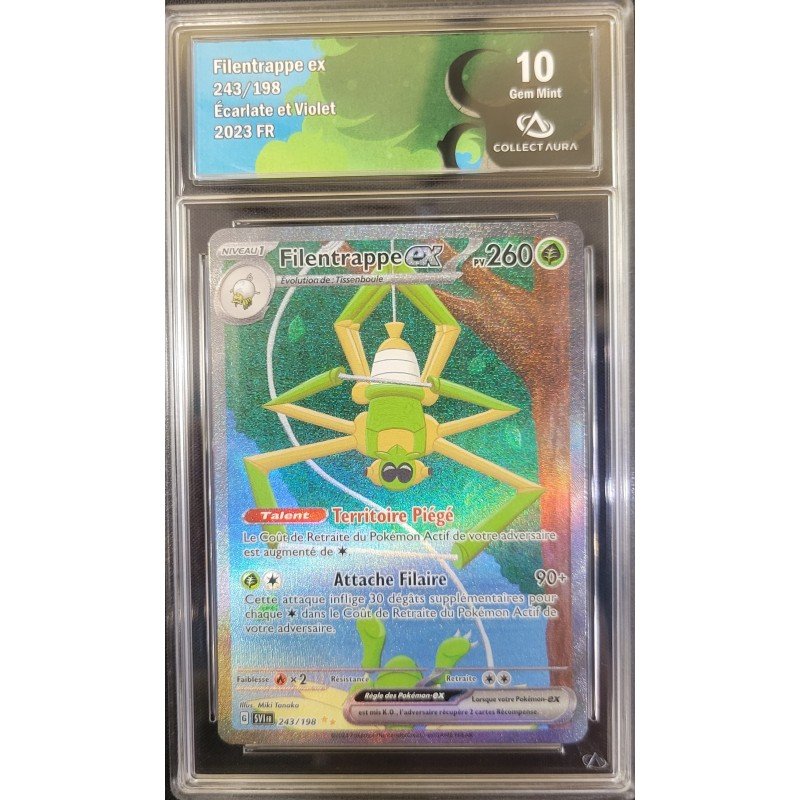 COLLECT AURA - Pokémon TCG - Filentrappe EX n°243/198- E&V - 2023 FR | 53062316